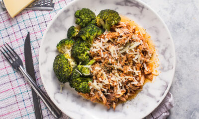 Instant Pot Parmesan Pork with Broccoli