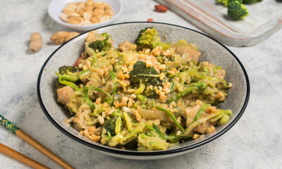 Keto Green Chicken Curry with Zoodles