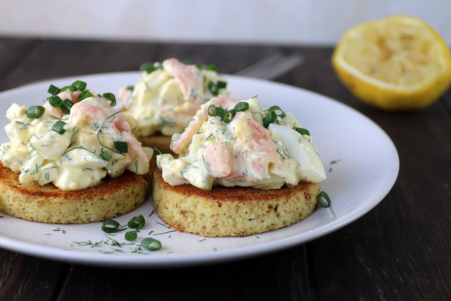 Keto Smoked Salmon & Egg Salad