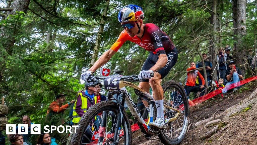 Mountain Bike World Cup: Tom Pidcock wins short track gold in Crans-Montana