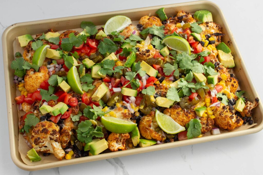 One Pan Mexican Loaded Cauliflower