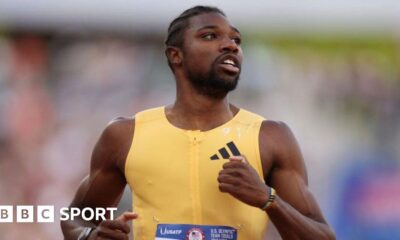 Paris 2024: Noah Lyles sets new US Olympic trial record in men's 200m