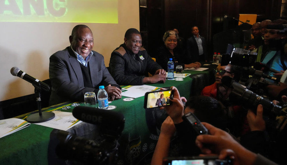 South Africa's ANC moves closer to forming coalition government