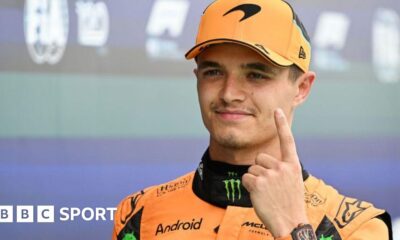 Spanish Grand Prix 2024: Lando Norris pips Max Verstappen to pole