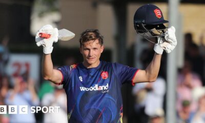 T20 Blast: Michael Pepper hits ton in Essex win over Middlesex