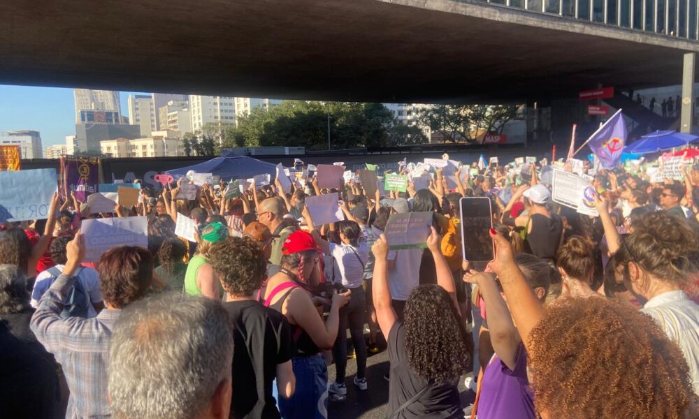 Thousands of Brazilians march against bill that equates abortion to homicide