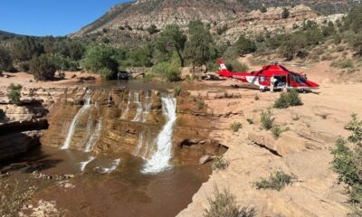 Two suffer broken ankles after jumping off Toquerville Falls