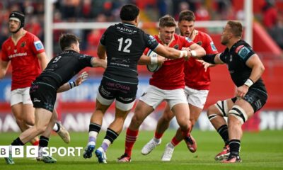 United Rugby Championship - Munster 10-17 Glasgow: Scots side book finals berth