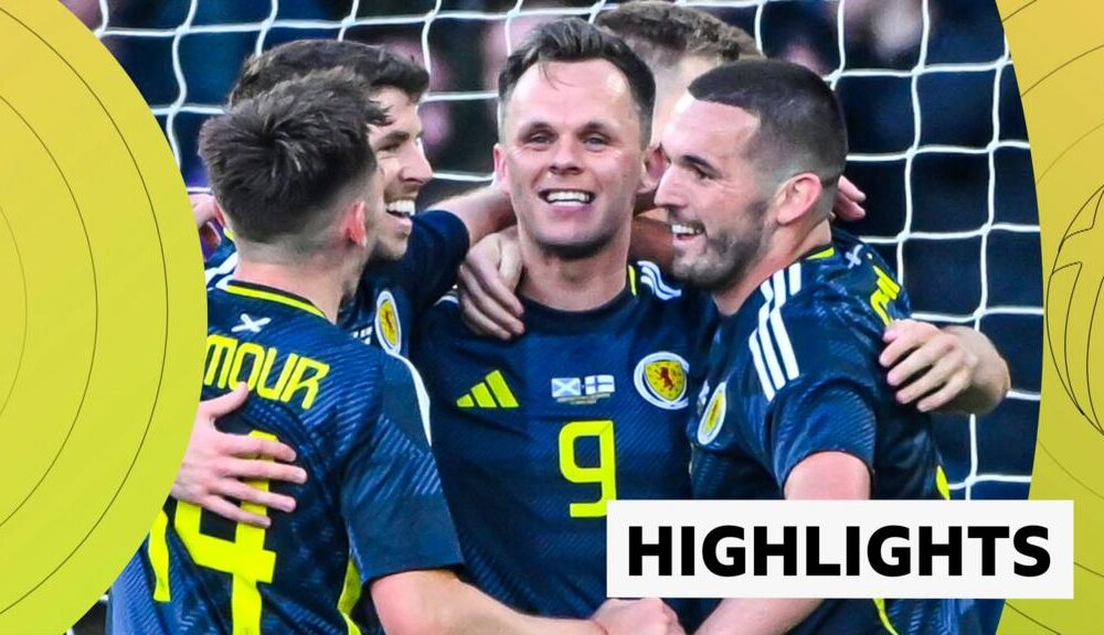 Watch best of the action as Scotland draw with Finland