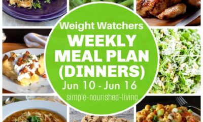 Weight Watchers Weekly Dinner Meal Plan Ideas (6/10 - 6/16)