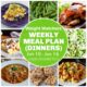 Weight Watchers Weekly Dinner Meal Plan Ideas (6/10 - 6/16)