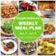 Weight Watchers Weekly Dinners Meal Plan (Jun 3 - Jun 9)