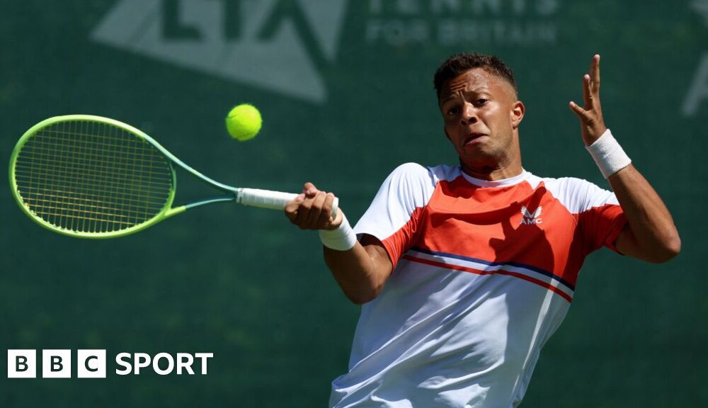 Wimbledon qualifying: Jay Clarke beats Diego Schwartzman to reach second round