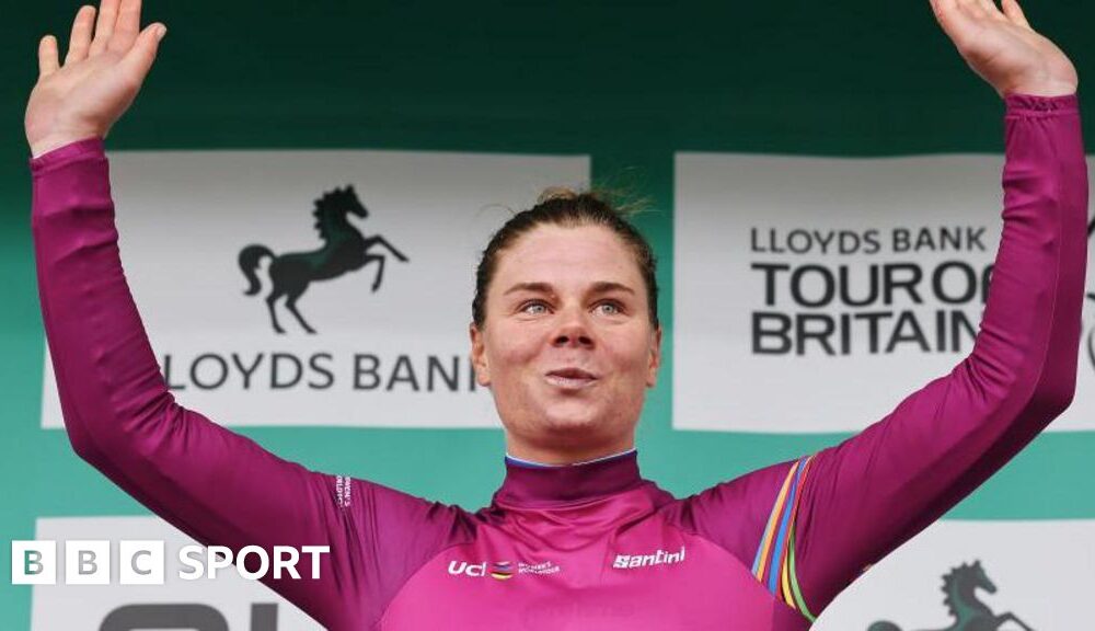 Women's Tour of Britain: World champion Lotte Kopecky claims victory