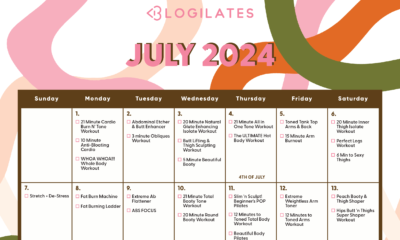 Your Blogilates July 2024 Workout Calendar!!