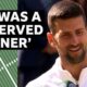 Alcaraz played amazing tennis - Djokovic