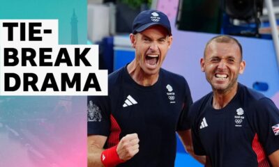 Andy Murray video: Murray and Dan Evans save five match points in tie-break comeback at Paris 2024