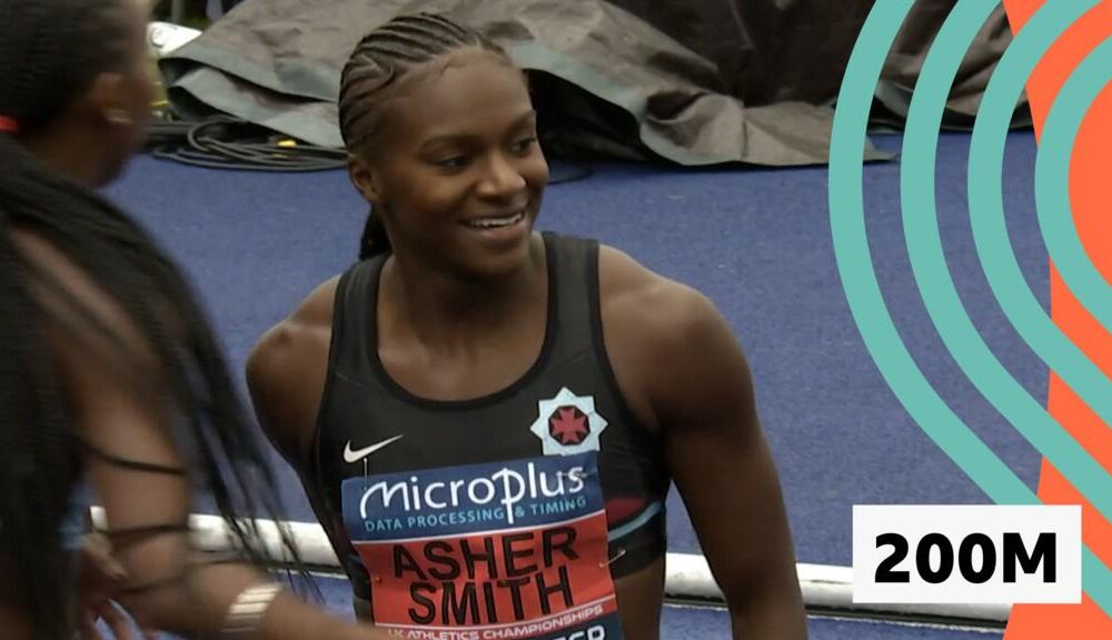 Asher-Smith cruises to 200m win to qualify for Olympics