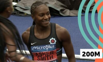 Asher-Smith cruises to 200m win to qualify for Olympics