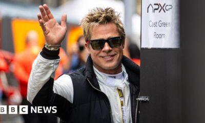 Brad Pitt F1 movie filming at British Grand Prix in Silverstone