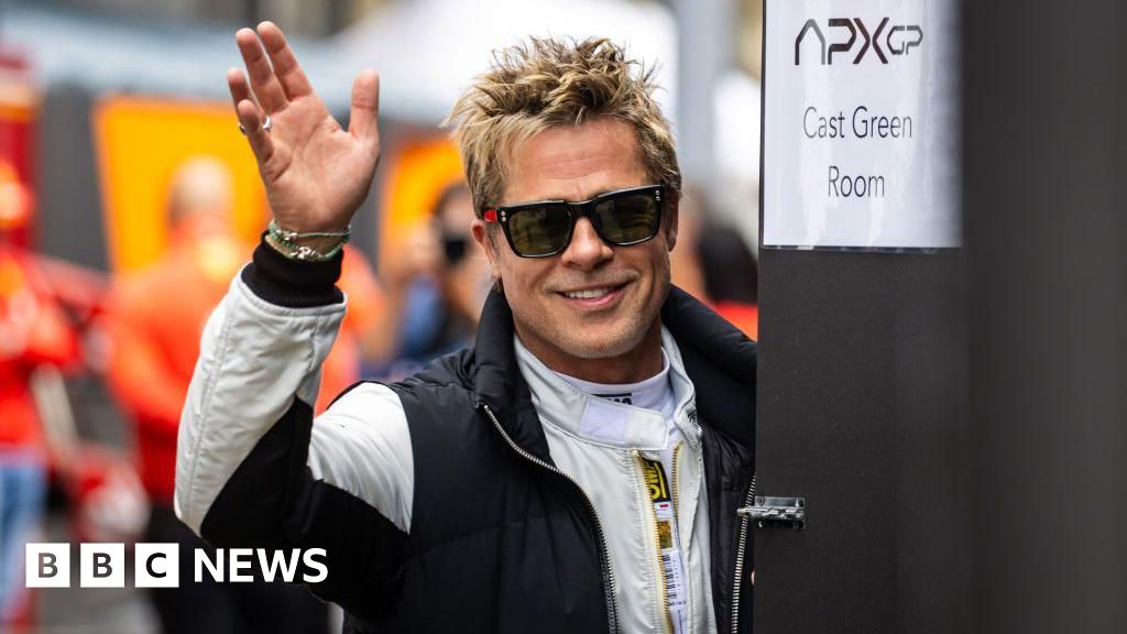 Brad Pitt F1 movie filming at British Grand Prix in Silverstone