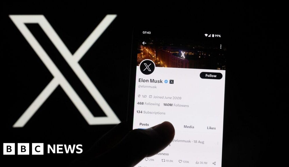 Elon Musk's X accused of breaching content rules by EU