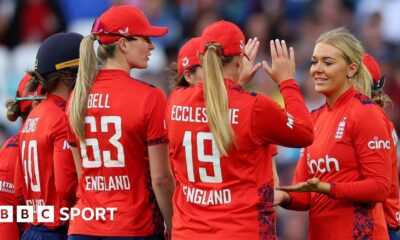 England v New Zealand: Sarah Glenn stars as hosts go 4-0 up in T20 series