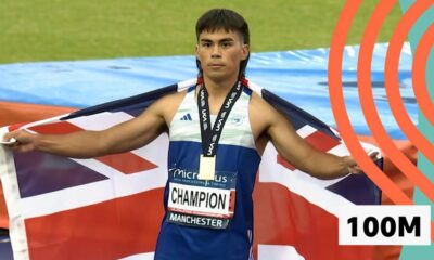 Hinchliffe wins UK 100m title