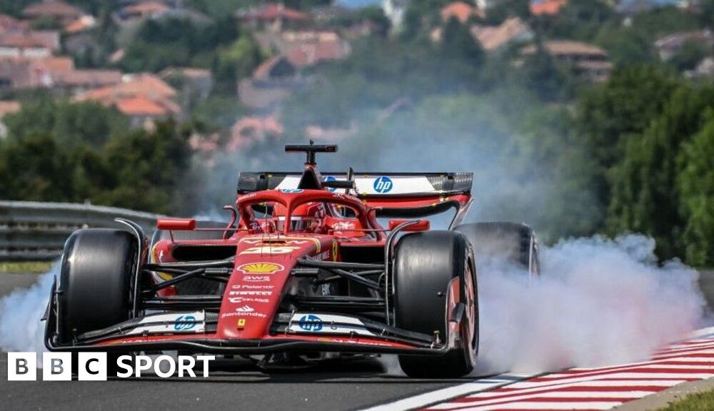 Hungarian Grand prix 2024: Carlos Sainz of Ferrari tops first practice ahead of Max Verstappen