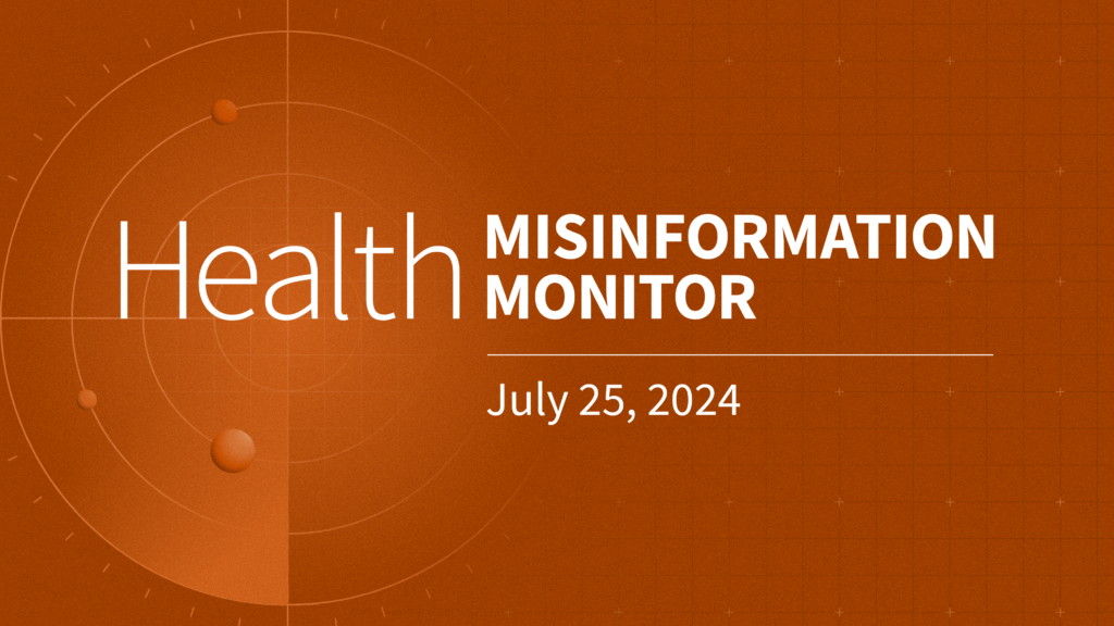 KFF Health Misinformation Monitor Volume 4