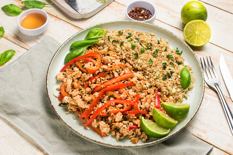 Keto Thai Turkey Stir Fry