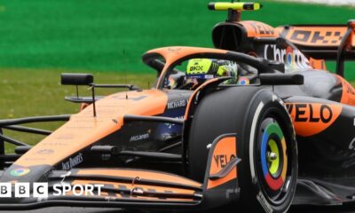 Lando Norris sets pace in British Grand Prix first practice