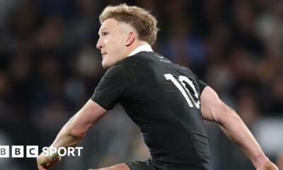 New Zealand 16-15 England: All Blacks win first Test in Dunedin