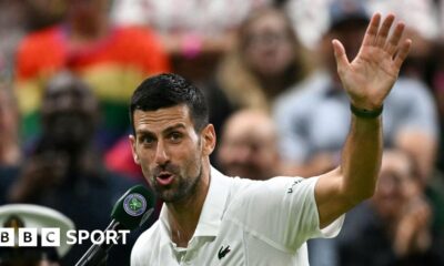 Novak Djokovic says Wimbledon fans disrespected him with 'excuse to boos'