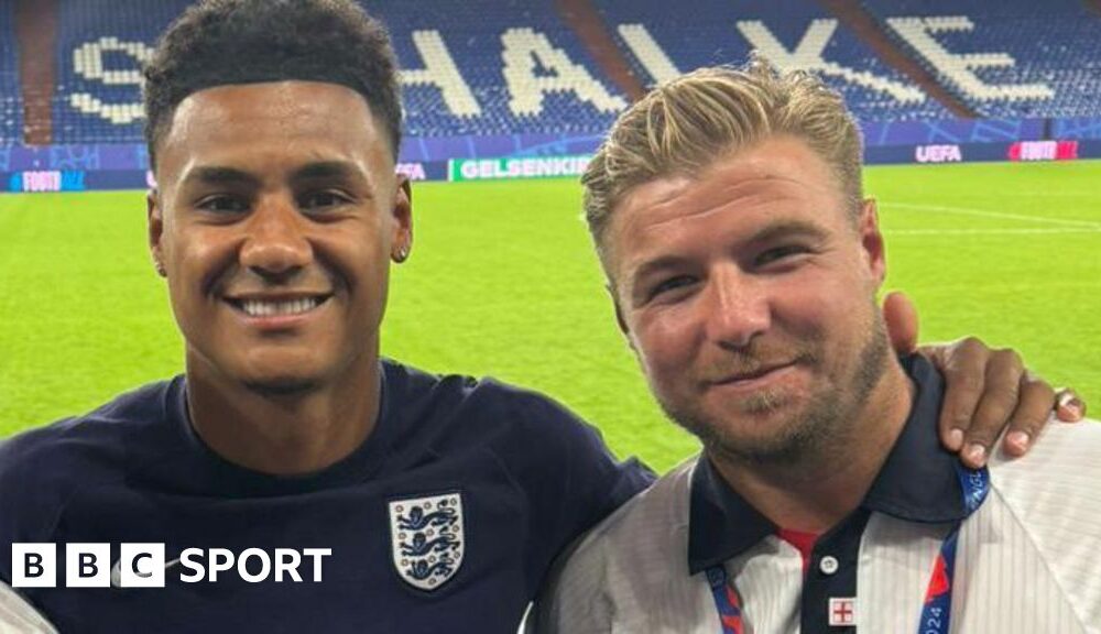 Ollie Watkins: England goalscorer's friends react to Euro 2024 win