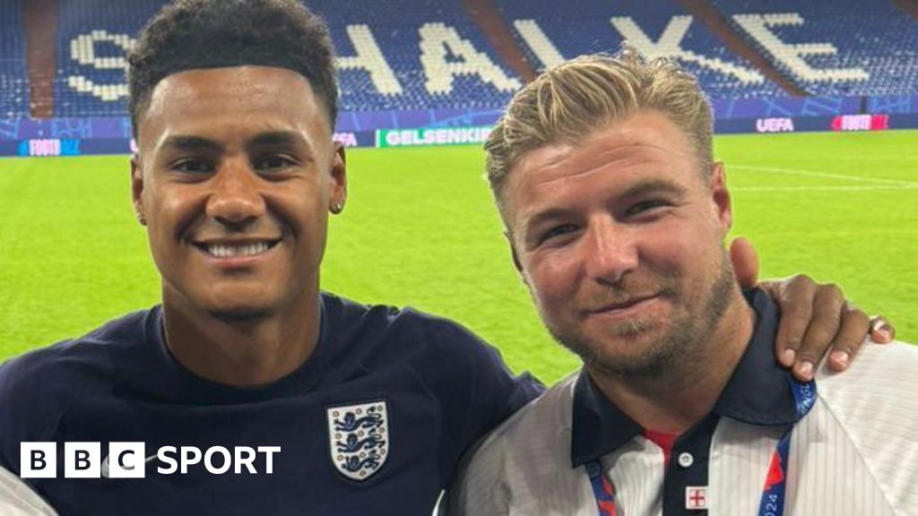 Ollie Watkins: England goalscorer's friends react to Euro 2024 win