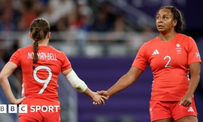 Paris 2024: GB beaten by USA in women's rugby sevens last eight