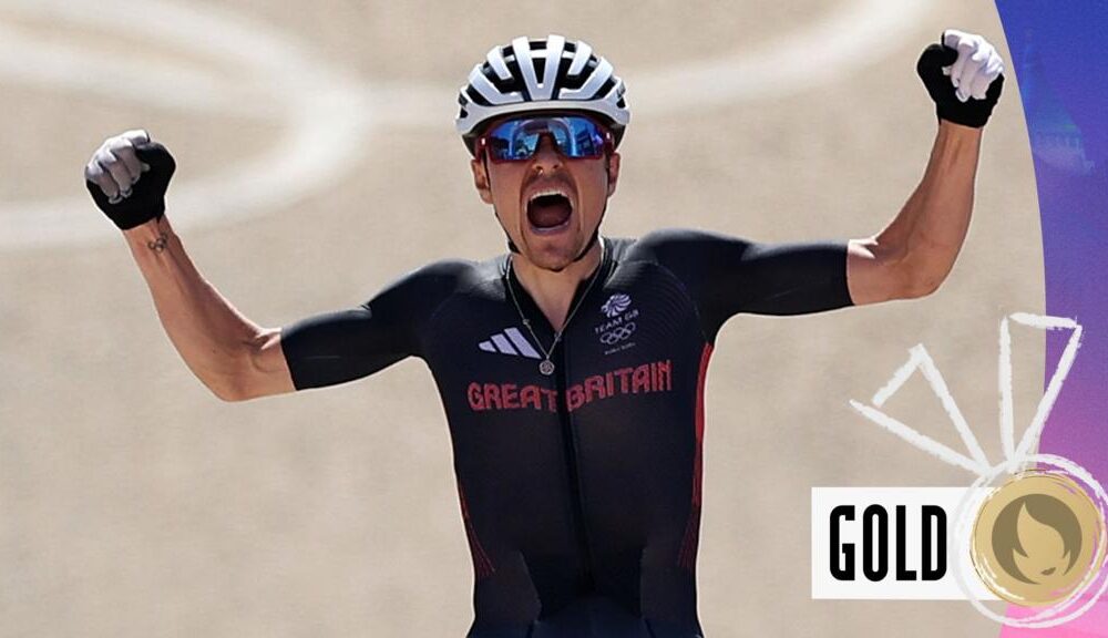 Paris 2024 Olympics video: Tom Pidcock wins gold in dramatic mountain bike final