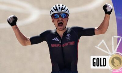 Paris 2024 Olympics video: Tom Pidcock wins gold in dramatic mountain bike final