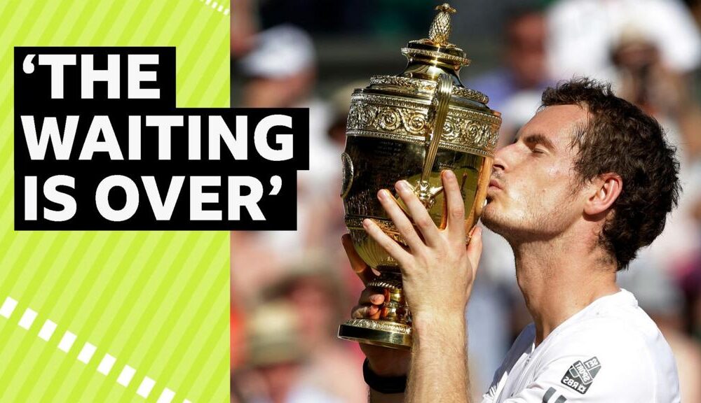 Relive the winning moments from Murray's Wimbledon titles