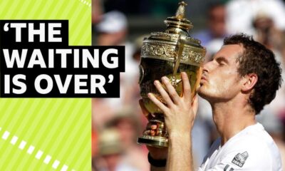 Relive the winning moments from Murray's Wimbledon titles