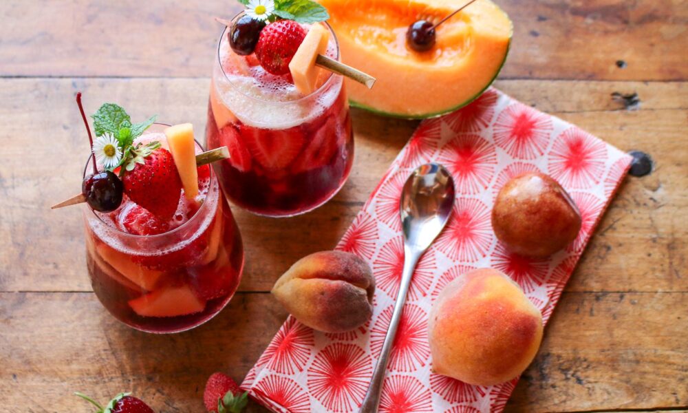 Rosé Sangria Sparkler - Sharon Palmer, The Plant Powered Dietitian