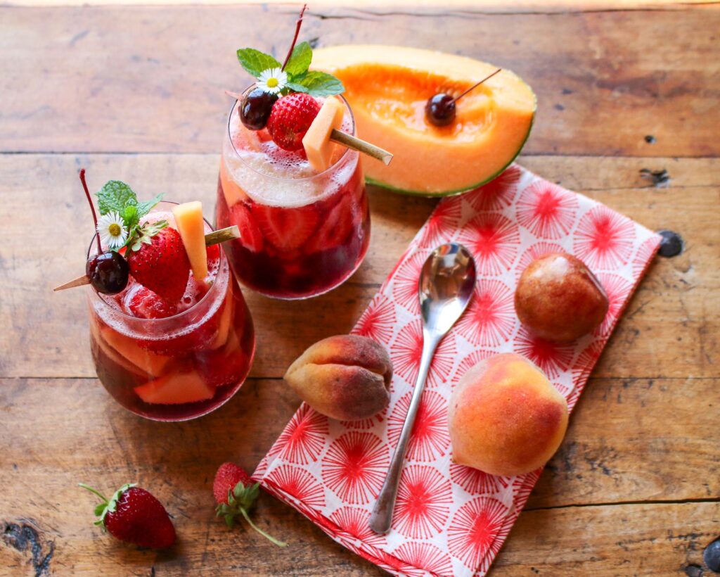 Rosé Sangria Sparkler - Sharon Palmer, The Plant Powered Dietitian