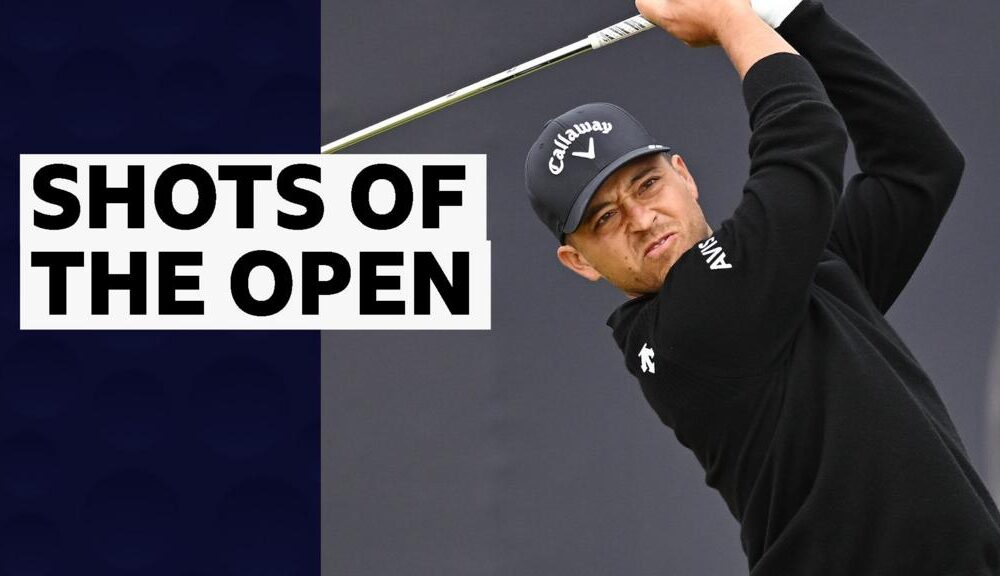 Rose & Schauffele feature in best shots of The Open