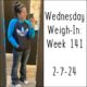 Runs for Cookies: Wednesday Weigh-In: Week 172