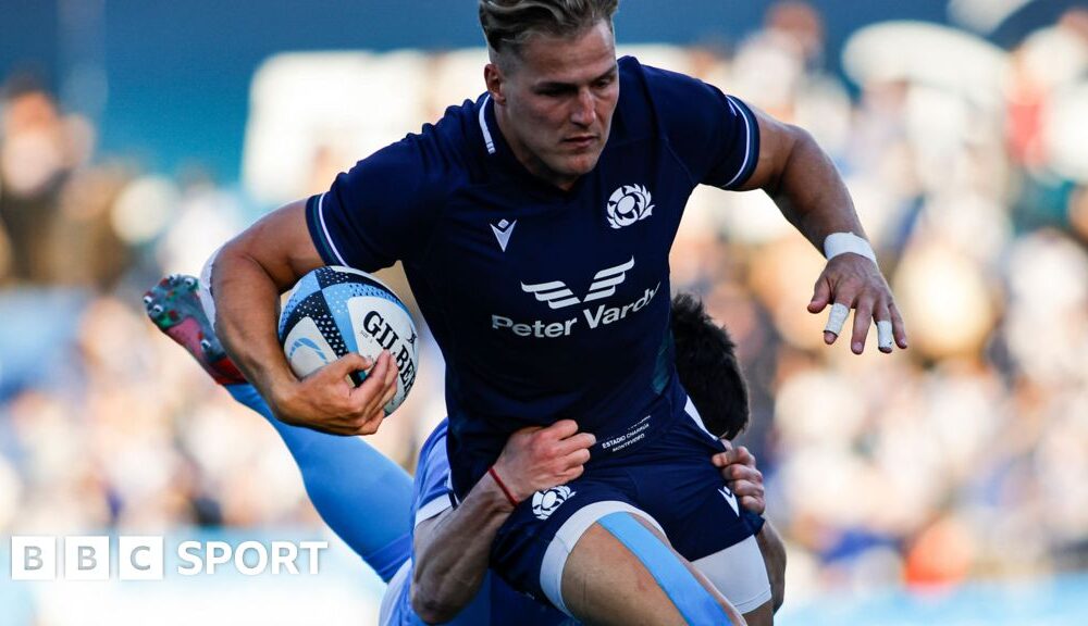 Scotland beat Uruguay: Duhan van der Merwe sets try record