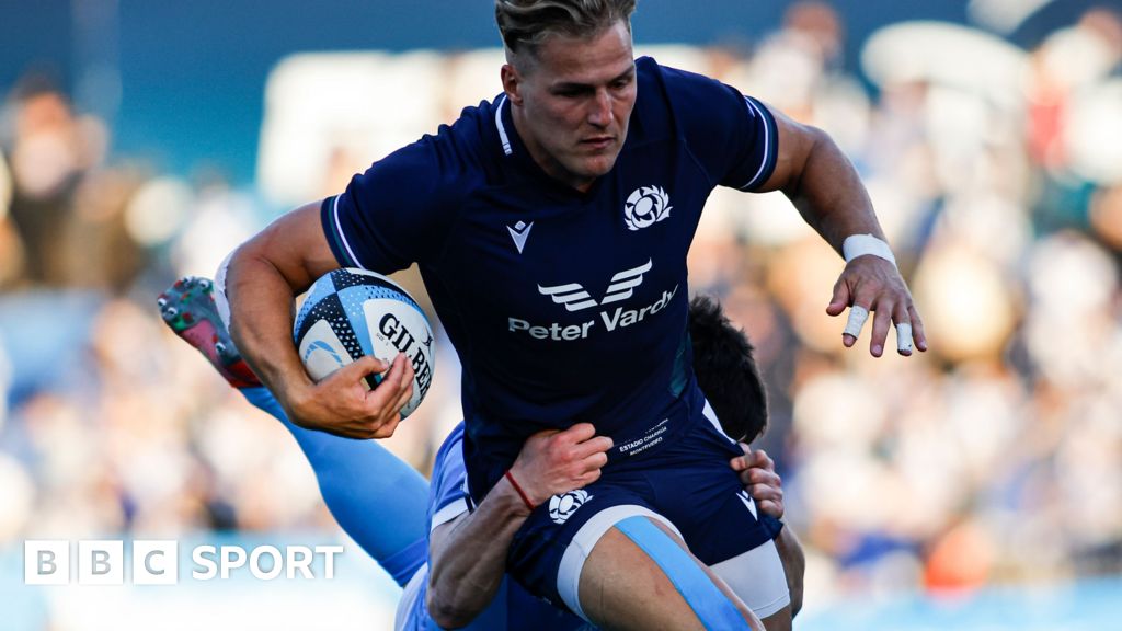 Scotland beat Uruguay: Duhan van der Merwe sets try record