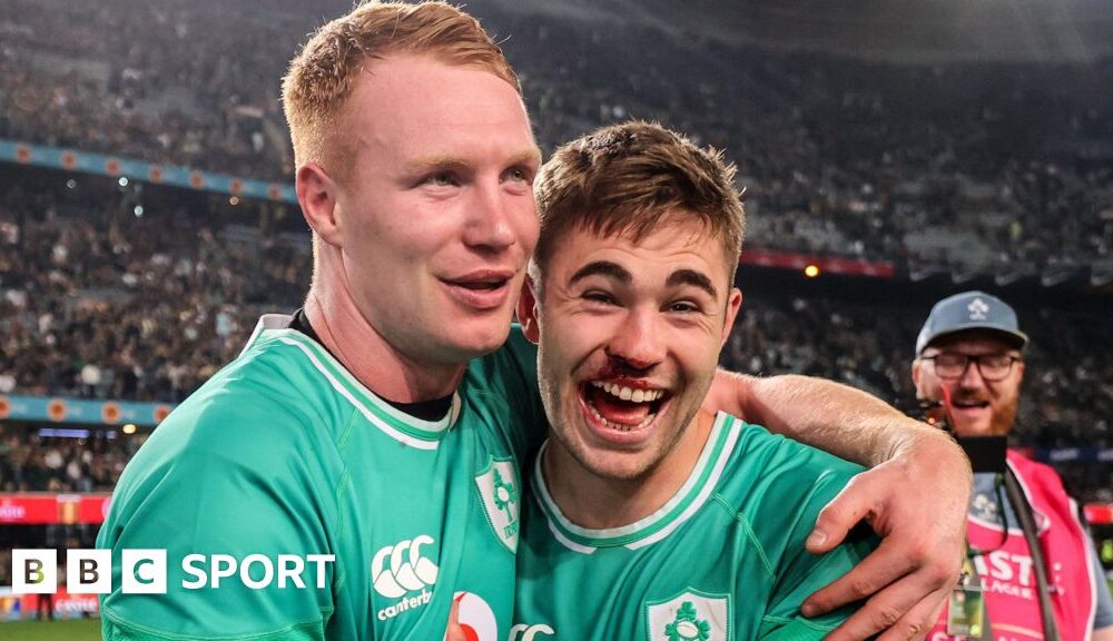 South Africa 24-25 Ireland: 'Pure elation' after Ciaran Frawley's 'moment of genius'