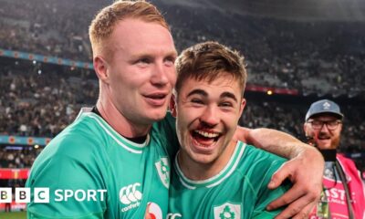 South Africa 24-25 Ireland: 'Pure elation' after Ciaran Frawley's 'moment of genius'