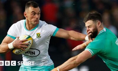 South Africa 27-20 Ireland: We were 'punished' by hosts - O'Mahony